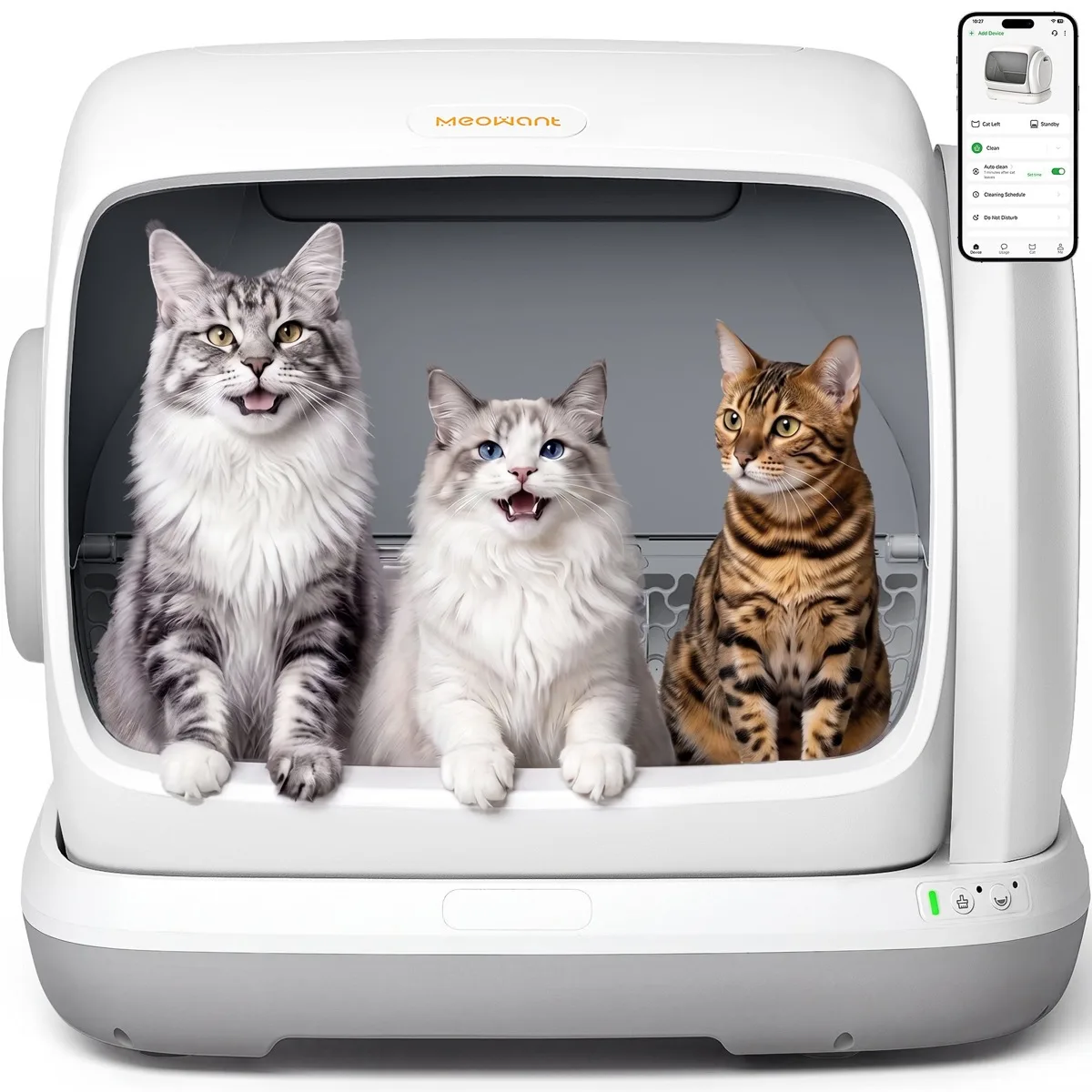 MeoWant MW-SC09 Self-Cleaning Cat Litter Box